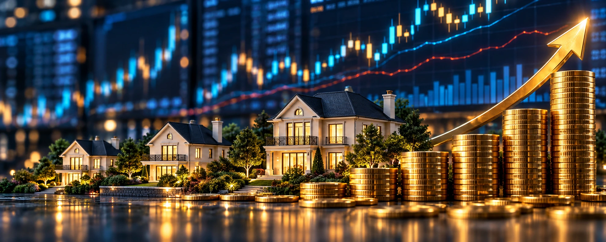 Minh họa Lộ trình Chứng khoán & Bất động sản